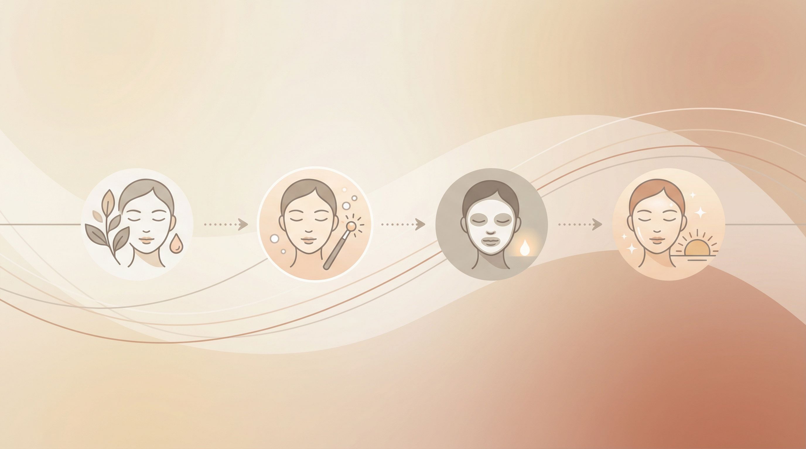 Timeline showing when different facial treatments are safe after Botox