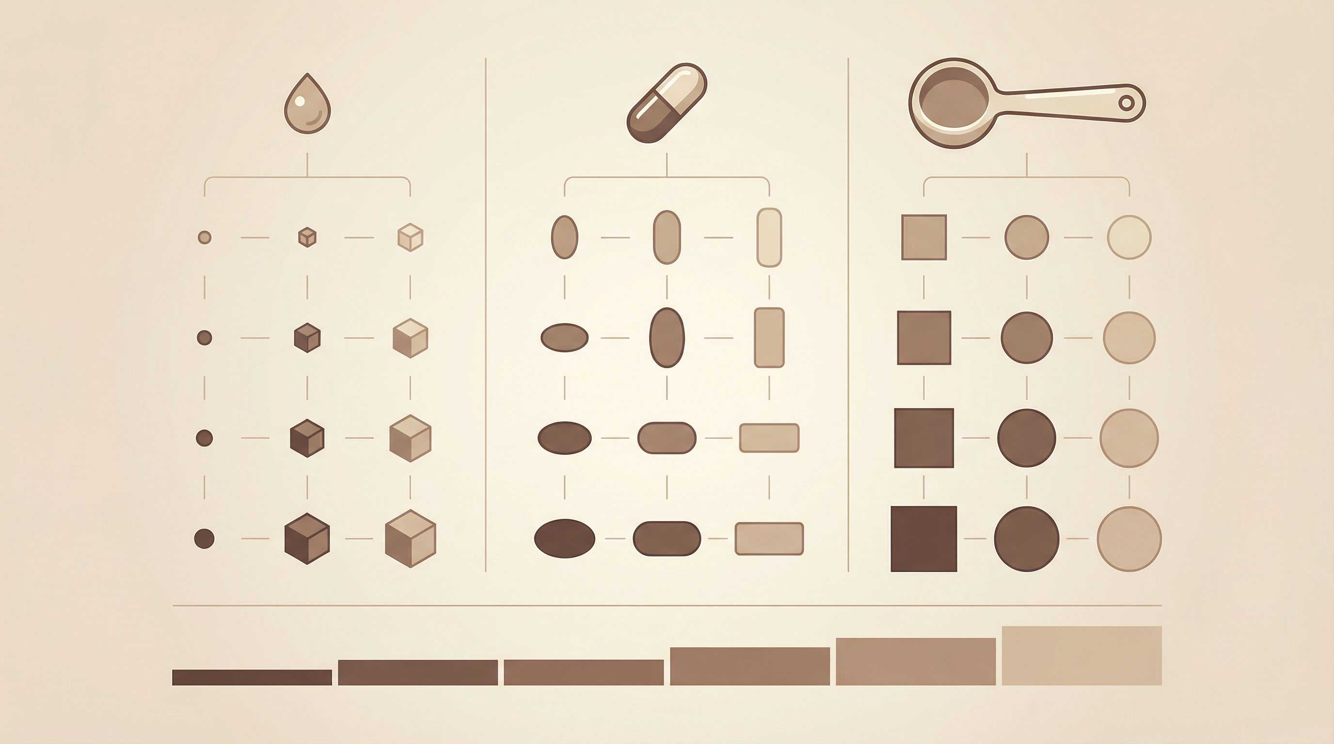 Visual comparison of Botox dosing for different treatment goals
